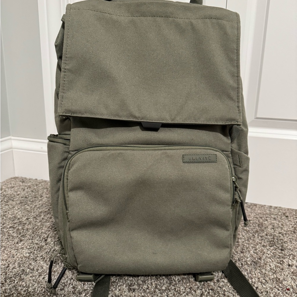 Durable Olive Camera Backpack